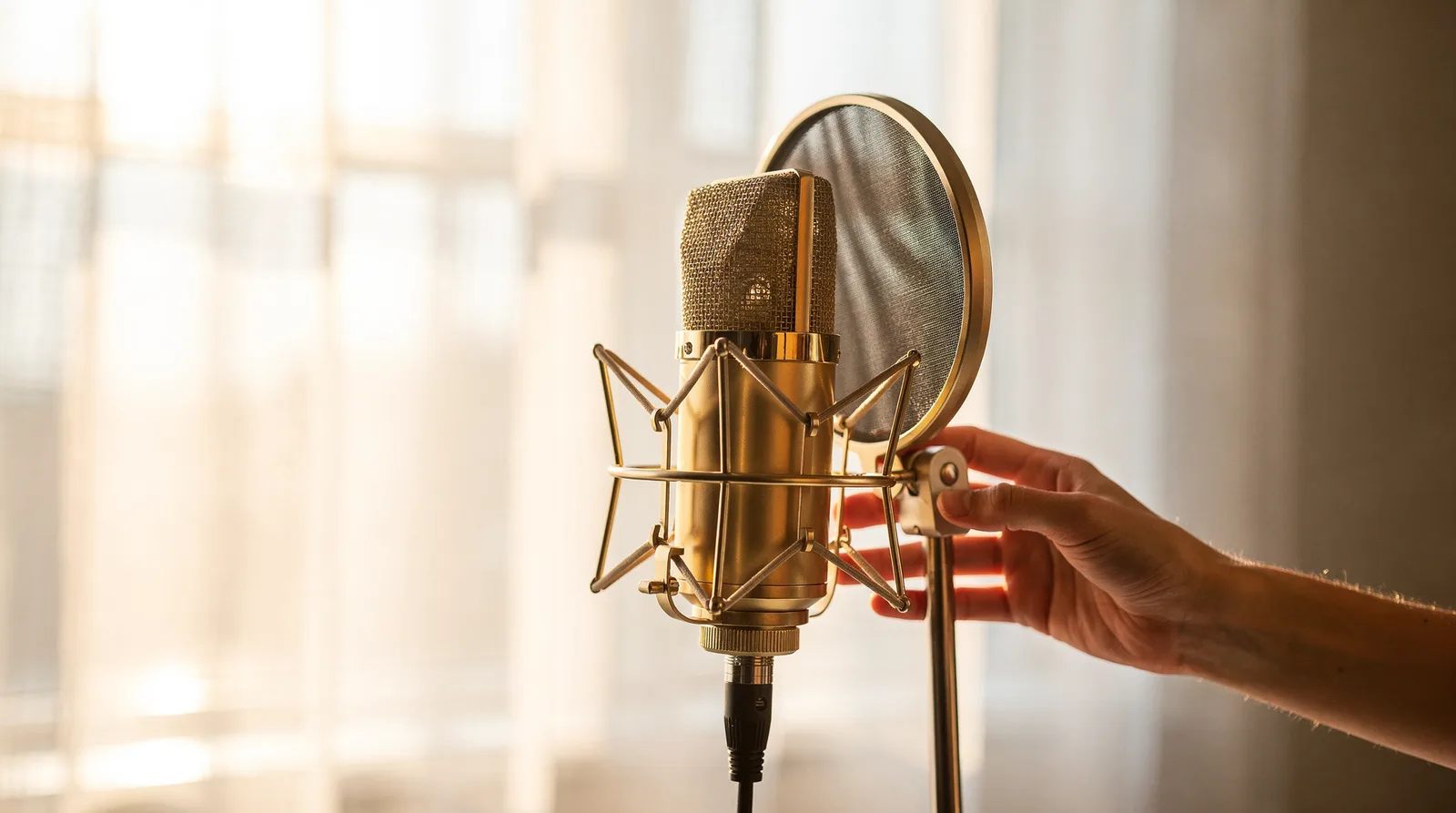 Gear for this guide, photographed in daylight — vocalmic pro